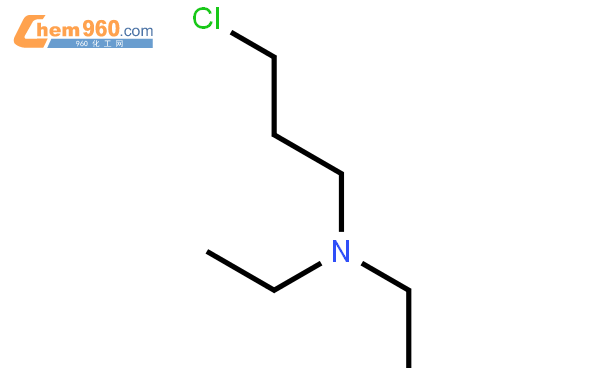 3-氯-1-二乙氨基丙烷结构式