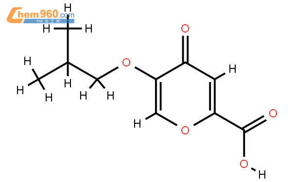 5isobutoxy4oxo4hpyran2carboxylicacid1040717143