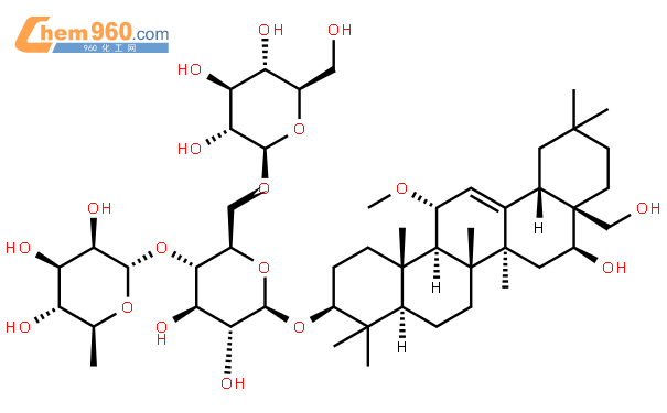 11α甲氧基柴胡皂苷f结构式