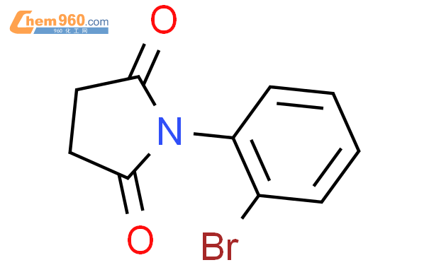 1-(2-溴苯基)-2,5-吡咯烷二酮結構式