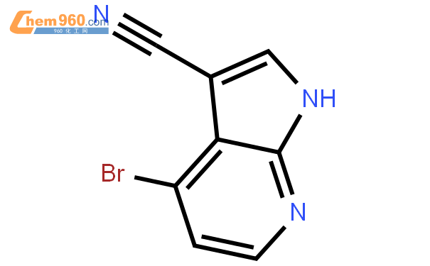 4-溴-1h-吡咯并[2,3-b]吡啶-3-甲腈structural picture|1159982-14-5