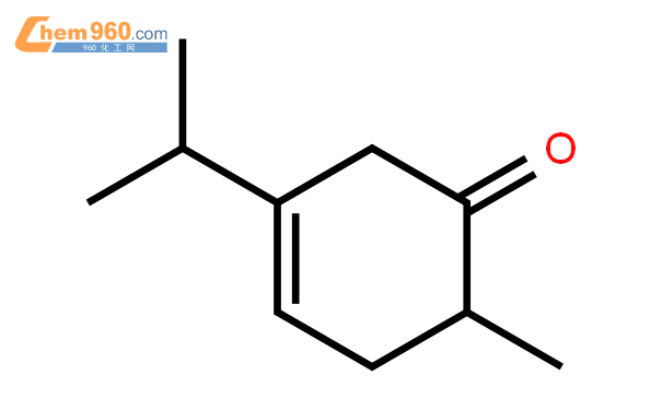 3-Cyclohexen-1-one,6-methyl-3-(1-methylethyl)-, (6S)-結構式