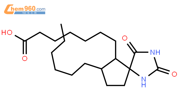 4]nonane-6-heptanoic acid 7-hexyl-2,4-dioxo-cuadro estructural