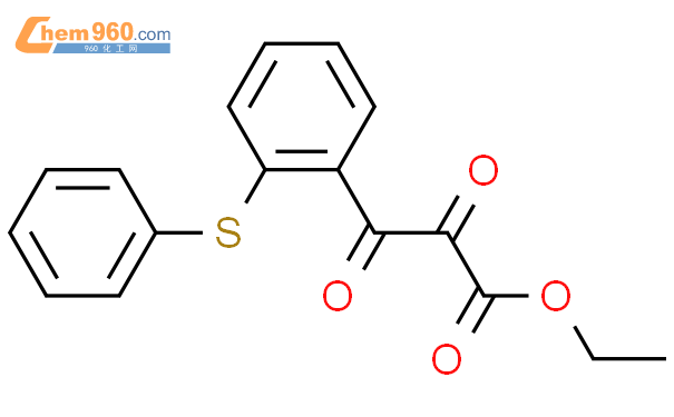 α,β-二氧代-2-(苯硫基)苯丙酸乙酯結構式