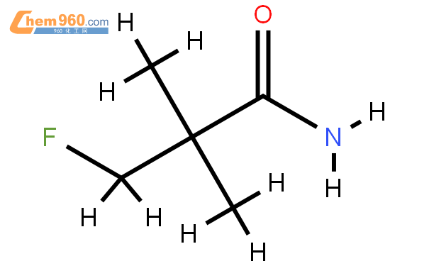 2,2-二甲基-3-氟丙酰胺結構式