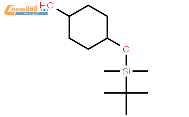 4-(叔丁基二甲基锡氧基)-环己醇quadro strutturale|126931-29-1