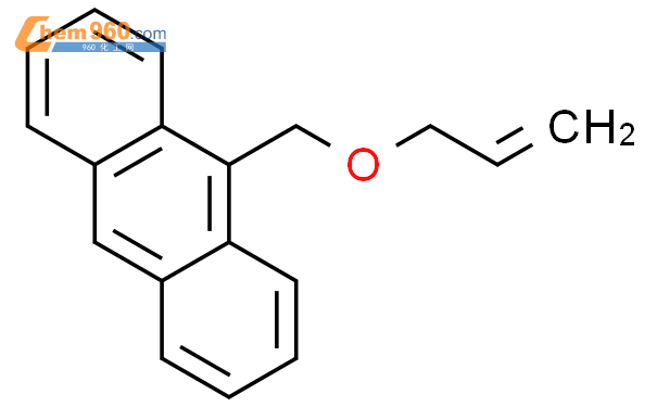 烯丙氧基亞甲基蒽結構式