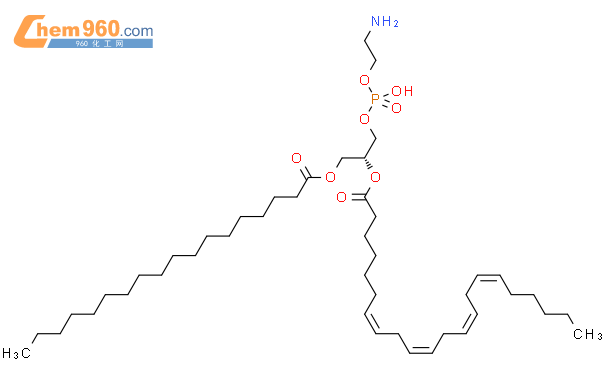 1-Stearoyl-2-Adrenoyl-sn-glycero-3-PE結構式