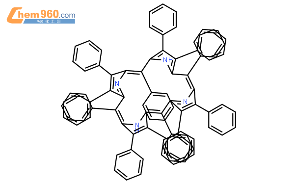2,3,5,7,8,10,12,13,15,17,18,20-十二苯基卟啉结构式