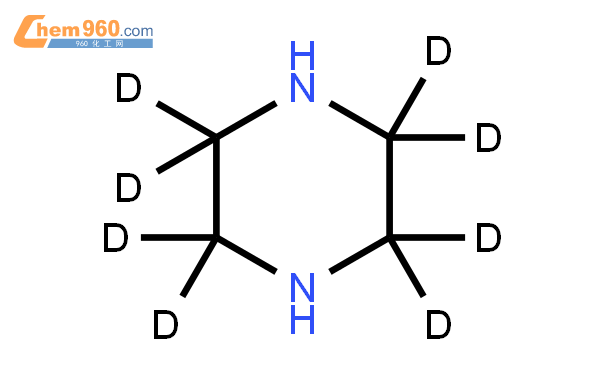 哌嗪d8氘代内标结构式