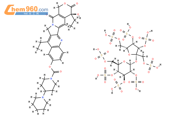 irinotecansucrosofate结构式