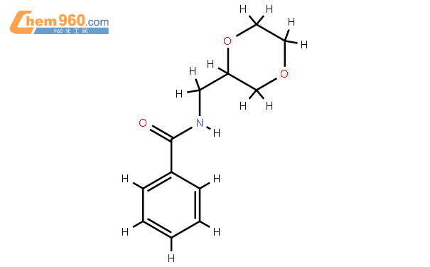 N-((1,4-dioxan-2-yl)methyl)benzamide結構式