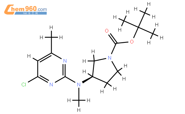 (r)-3-((4-氯-6-甲基嘧啶-2-基)(甲基)氨基)吡咯烷-1-羧酸叔丁酯