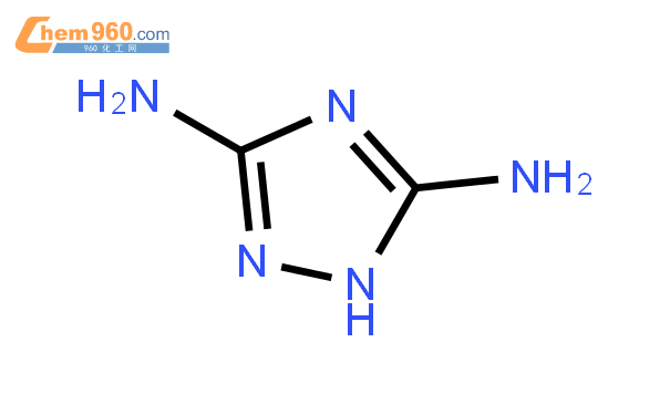 3,5-二氨基-1,2,4-三氮唑結構式