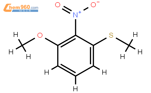(3-甲氧基-2-硝基苯基)(甲基)砜结构式