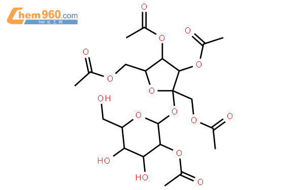 a-D-Glucopyranoside,1,3,4,6-tetra-O-acetyl-b-D-fructofuranosyl, 2-acetate