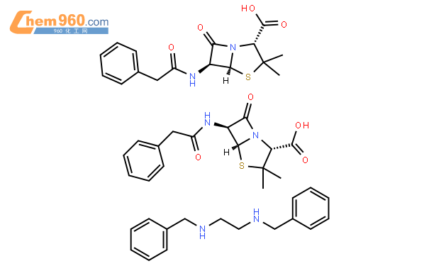 苄星青霉素 g结构式,苄星青霉素 g化学式 960化工网
