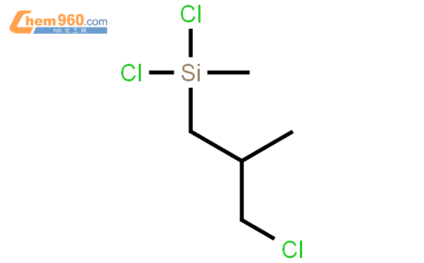 (3-chloroisobutyl)methyldichlorosilane结构式,甲基-3-氯异丁基二氯