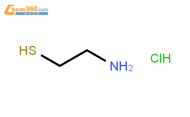 2-氨基乙硫醇盐酸盐结构式