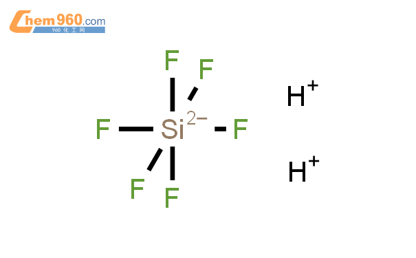 氟硅酸结构式