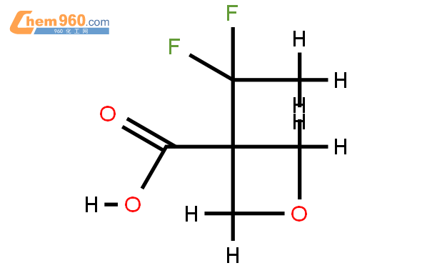 3oxetanecarboxylicacid311difluoroethyl结构式