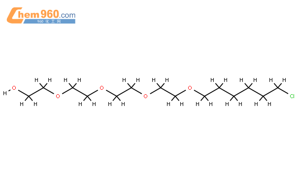 18-CHLORO-3,6,9,12-TETRAOXAOCTADECAN-1-OL結構式