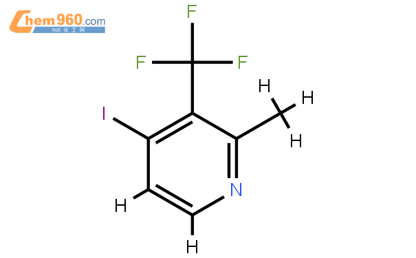 4-Iodo-2-methyl-3-(trifluoromethyl)pyridine結構式