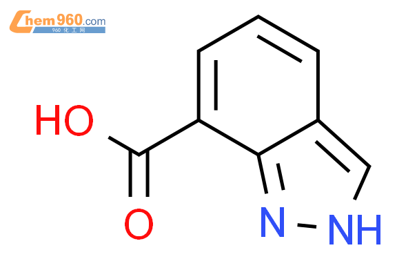 2H-吲唑-7-羧酸結構式