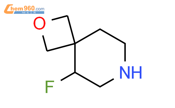 5-氟-2-氧雜-7-氮雜螺[3.5]壬烷結構式