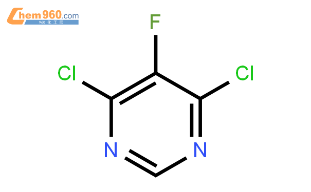 4,6-二氯-5-氟嘧啶結構式