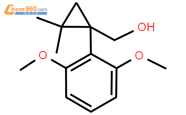 (1(2,6-二甲氧基苯基-2,2-二甲基环丙基)甲醇结构式