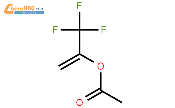 乙酸1-(三氟甲基)乙烯酯结构式