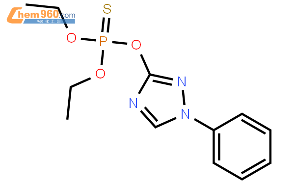 三唑磷结构式