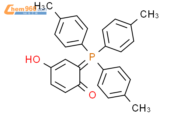 對苯醌-三對甲苯基膦加合物結構式
