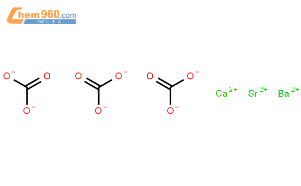 碳酸钡钙锶盐结构式,碳酸钡钙锶盐化学式 960化工网