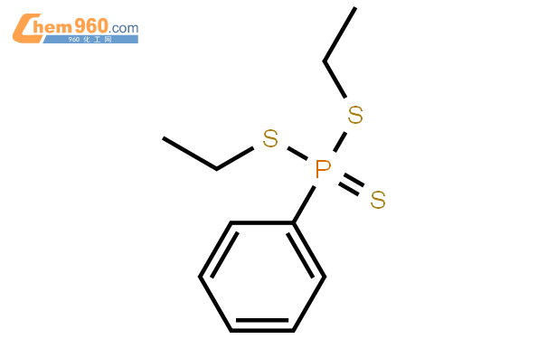 phosphonotrithioic acid, phenyl-, diethyl ester结构式