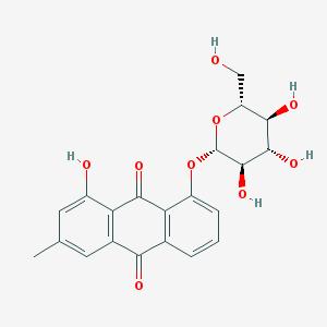 大黄酚-8-o-β-d-葡萄糖苷,chryohol-8-o-β-d-glucoyroide,chryso