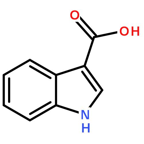 吲哚-3-甲酸结构式图片|771-50-6结构式图片