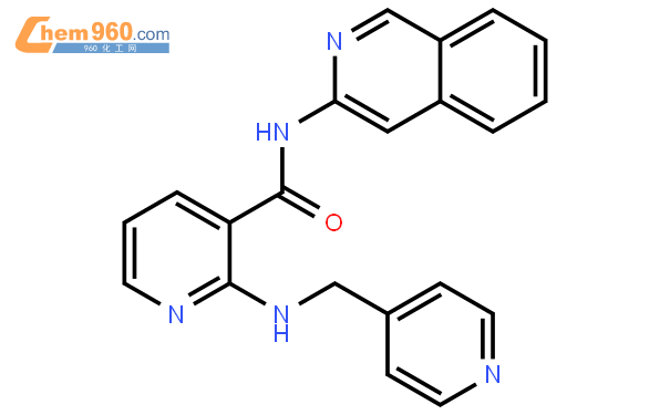 352227-72-6_3-pyridinecarboxamide n-3-isoquinolinyl-2(4