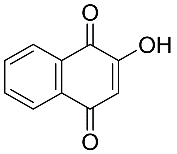 2-羟基-1,4-萘醌结构式图片|83-72-7结构式图片