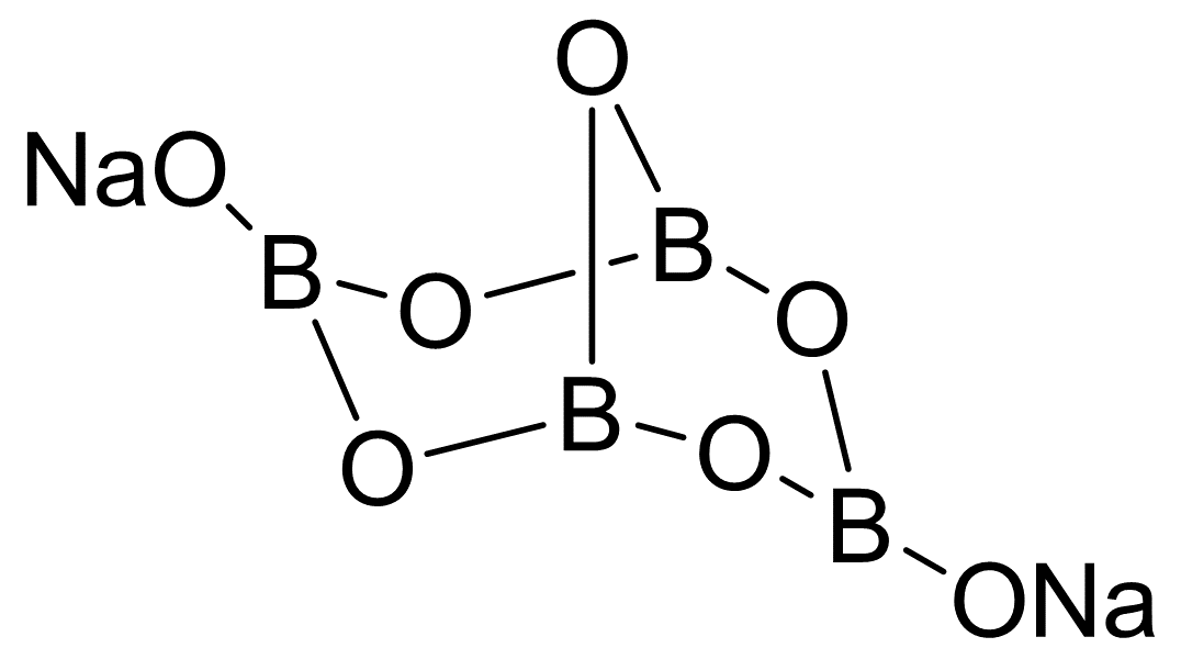 无水四硼酸钠结构式图片|1330-43-4结构式图片