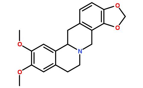 四氢表小檗碱结构式图片|38853-67-7结构式图片