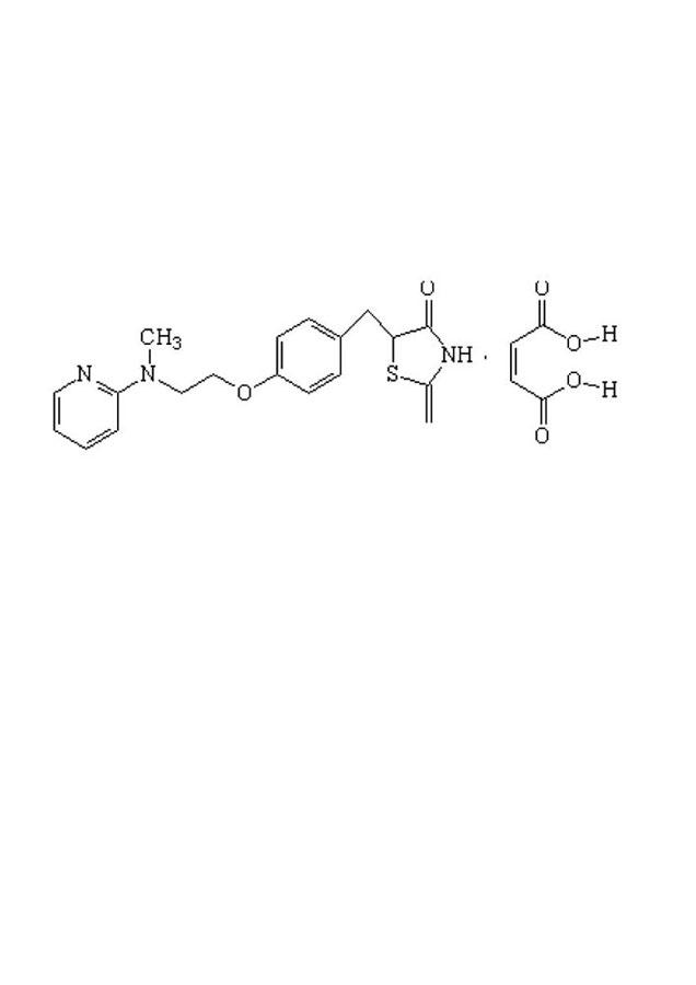马来酸罗格列酮结构式图片|155141-29-0结构式图片