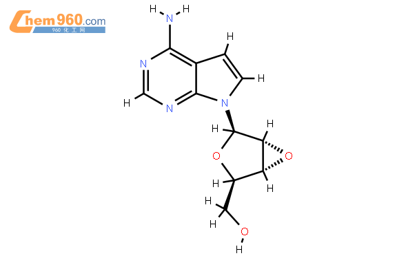2’,3’-Anhydro-tubercidin結構式