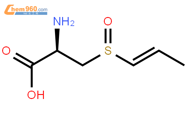s-丙烯基-半胱氨酸亚砜结构式