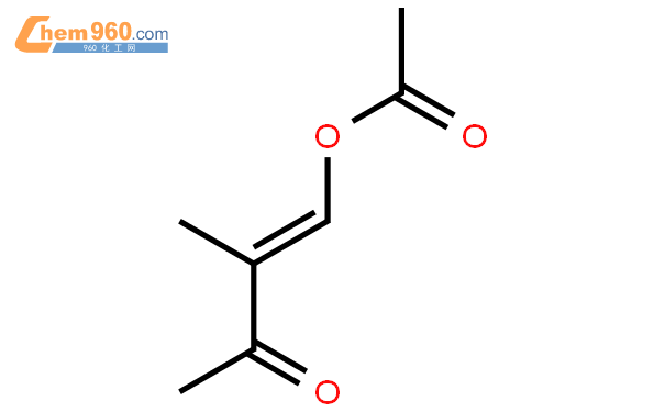 (9ci-4(乙酰基氧基-3-甲基-3-丁烯-2-酮结构式