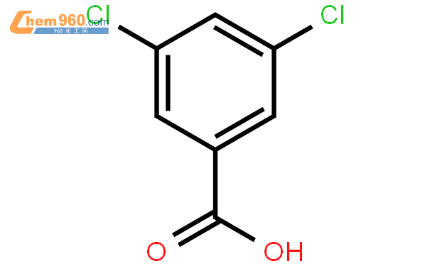 3,5-二氯苯甲酸結構式