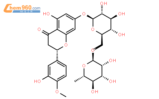 橙皮苷结构式图片|520-26-3结构式图片