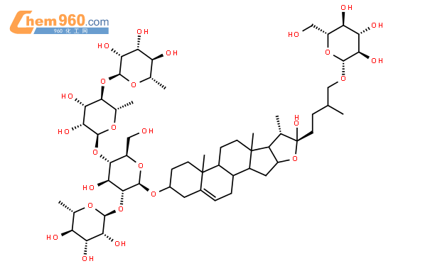 原皂苷pb结构式