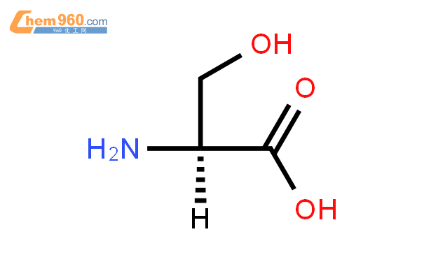 L-絲氨酸結構式